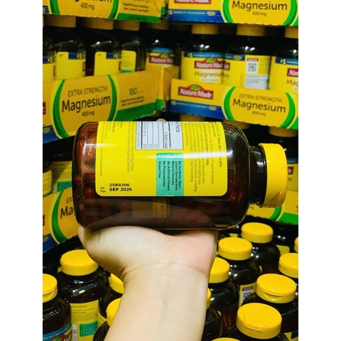 VIÊN UỐNG BỔ SUNG MAGNESIUM CITRATE 400mg Nature Made của MỸ