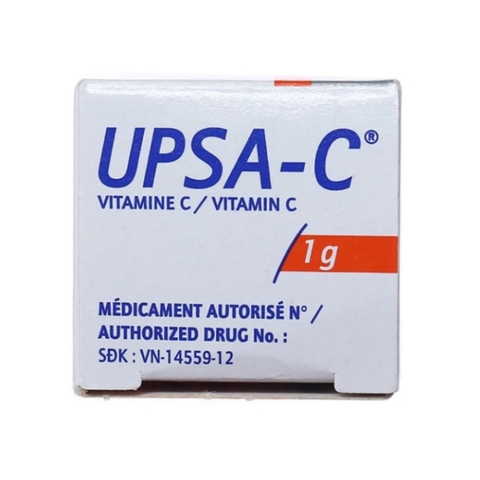 Viên sủi Upsa C 1000mg giúp bổ sung vitamin c tăng cường sức đề kháng cho thể - Tuýp 10 viên