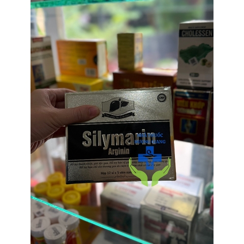 Viên uống Silymarin Arginin - giải độc gan, hạ men gan - Hộp 60 viên