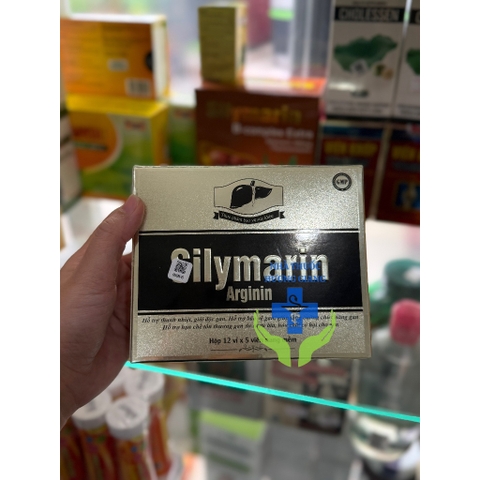 Viên uống Silymarin Arginin - giải độc gan, hạ men gan - Hộp 60 viên