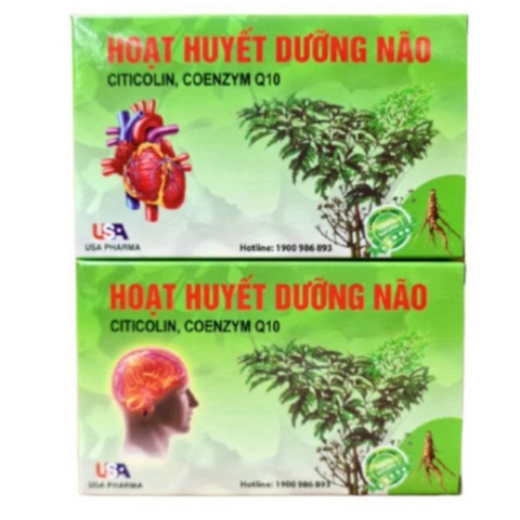 Combo 5 hộp Hoạt Huyết Dưỡng Não Usa Giúp Bổ não, cải thiện trí nhớ, tăng cường trí nhớ