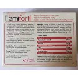 FEMIFORTIL HỘP 60 VIÊN - Cân bằng nội tiết tố nữ