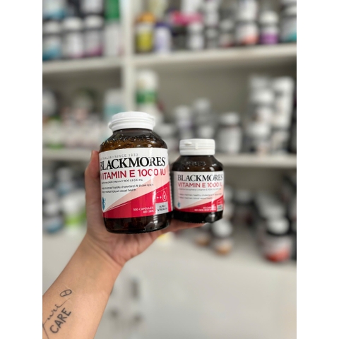 Viên Uống Vitamin E Blackmores 1000IU Chính Hãng Úc 100 Viên