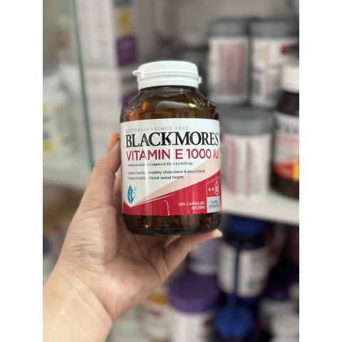 Viên Uống Vitamin E Blackmores 1000IU Chính Hãng Úc 100 Viên