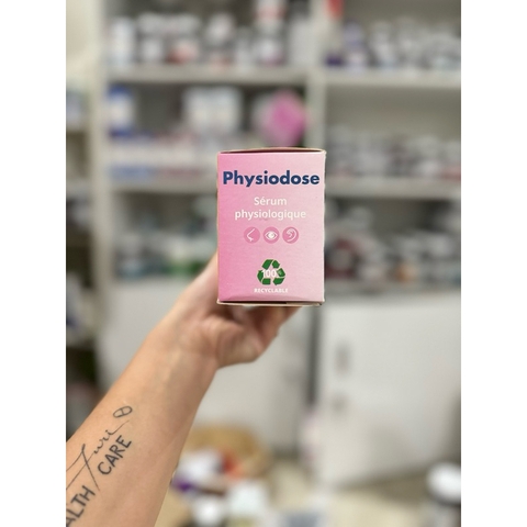 Nước muối sinh lý tép hồng Physiodose- 40 tép vệ sinh mũi, giảm nghẹt, viêm mũi cho bé từ sơ sinh