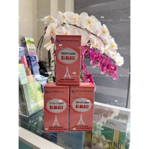 Viên uống bổ sung Vitamin 3B- Trivitamin 3B B1- B6 - B12 hộp 100 viên nén