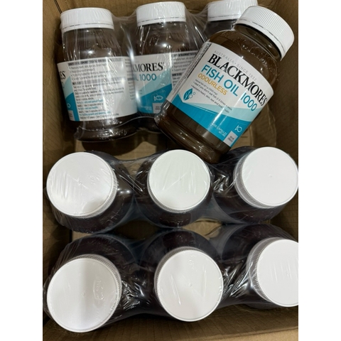 Dầu cá Blackmores fish oil 1000mg bổ sung omega - Viên to, có mùi/ ko mùi 400 Viên