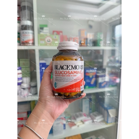 Glucosamine Blackmores 1500mg mẫu mới, date mới- Xương khớp Glucosamine, Giảm đau nhức, thoái hoá