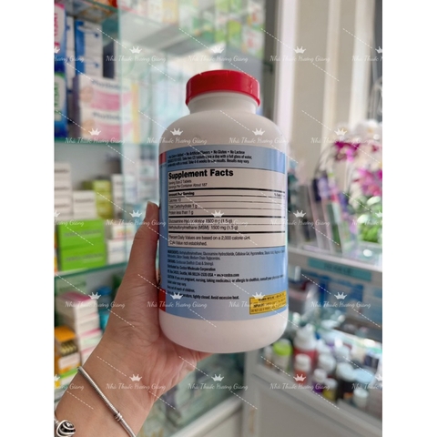 Viên Xương Khớp Glucosamine HCL 1500mg Kirkland With MSM- Glucosamine Mỹ