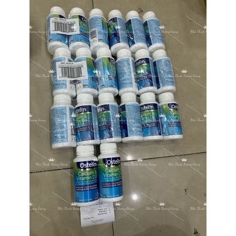 Canxi bầu Ostelin , Calcium & Vitamin D3 Ostelin 130 Viên Úc