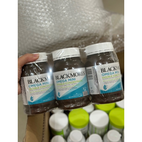 Dầu Cá mini cap Blackmores Fish Oil 1000mg- 400 viên nhỏ không mùi mẫu mới chính hãng Úc