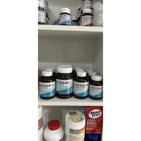 Dầu Cá mini cap Blackmores Fish Oil 1000mg- 400 viên nhỏ không mùi mẫu mới chính hãng Úc
