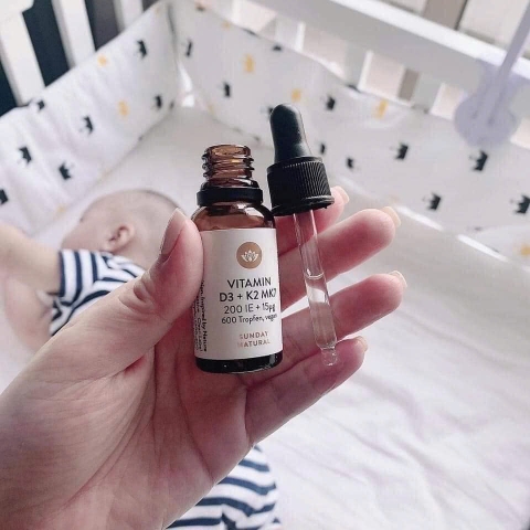 Vitamin D3 K2 MK7 Đức  - Tăng chiều cao & sức khỏe cho bé - 20ml
