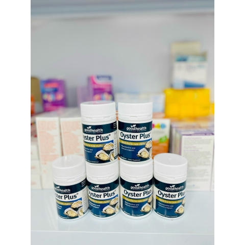Tinh Chất Hàu New Zealand Good Health Oyster Plus Tăng Cường Sinh Lý Nam Giới 60 Viên Úc