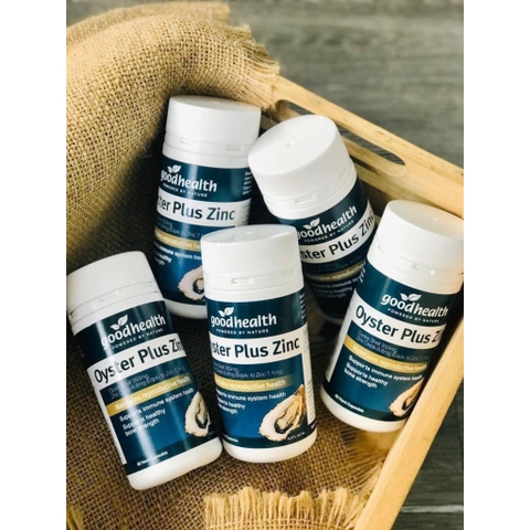 Tinh Chất Hàu New Zealand Good Health Oyster Plus Tăng Cường Sinh Lý Nam Giới 60 Viên Úc