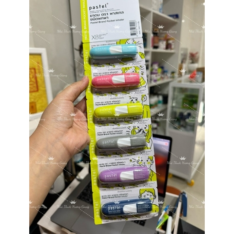 Ống Hít Thông Mũi Pastel - Pocket Inhaler Đủ Các Màu Và Giao Ngẫu Nhiên