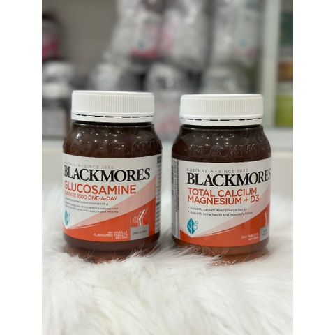 Combo Blackmores Glucosamine Và Total Canxi Blackmores- Bổ Sung Glucosamine và Canxi Cho Xương Khớp