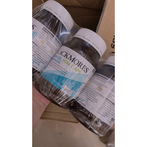 Dầu Cá mini cap Blackmores Fish Oil 1000mg- 400 viên nhỏ không mùi mẫu mới chính hãng Úc