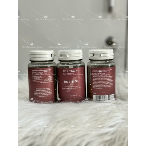 Combo trắng da Bright Skin Swisse và Viên uống Retinol Myvitamins 90 viên ngừa lão hoá, đẹp da