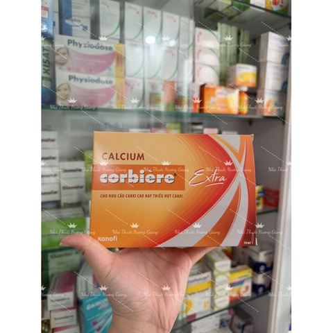 (Mẫu mới) Calcium corbiere extra hộp 30 ống x10ml
