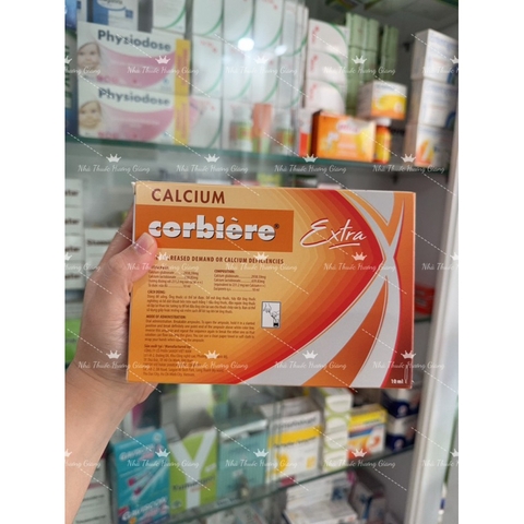 (Mẫu mới) Calcium corbiere extra hộp 30 ống x10ml