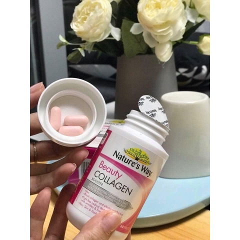 Viên uống Collagen Nature's way 60 viên- Viên uống đẹp da, trẻ hoá da, trắng da