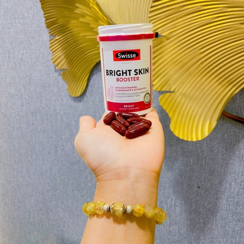Viên Uống Trắng Da Bright Skin Swisse Booster 60 Viên