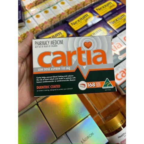 Viên phòng đột quỵ Cartia Úc- 168 Viên Úc