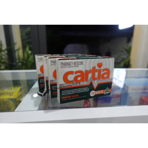 Viên phòng đột quỵ Cartia Úc- 168 Viên Úc