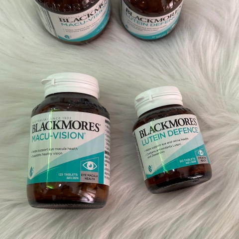 Combo Viên Uống Bổ Mắt Blackmores- Bổ Mắt Blackmores Macu Vision và Lutein Blackmores