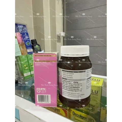 Combo Tinh Dầu Hoa Anh Thảo Blackmores 190 Viên và Bổ Trứng Blackmores Conceive Well Gold 56 viên