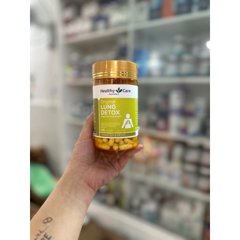 Bổ Phổi Lung Detox Healthy Care Úc 180 Viên