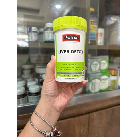 [Có Tem Chemist] Bổ gan, Giải độc gan Swisse Ultiboost Liver Detox 60v, 120v, 200v Chính Hãng Úc