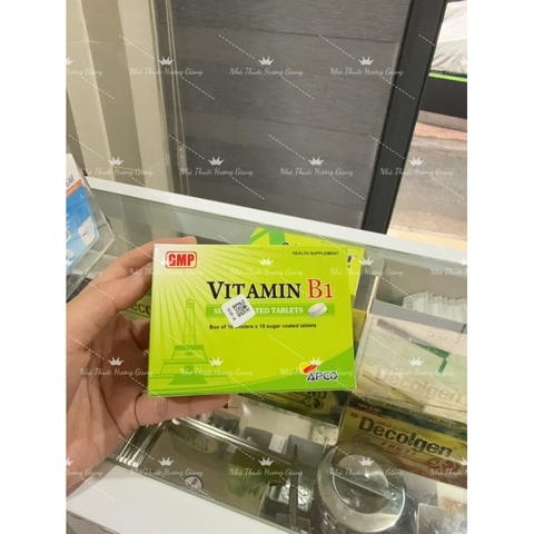 Vitamin B1- Viên uống hỗ trợ tăng cường sức khoẻ 100 viên
