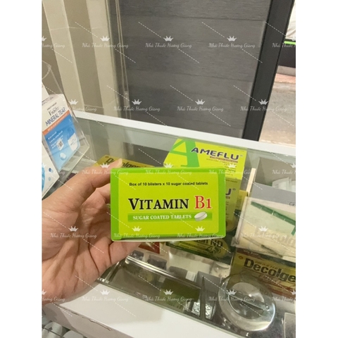 Vitamin B1- Viên uống hỗ trợ tăng cường sức khoẻ 100 viên