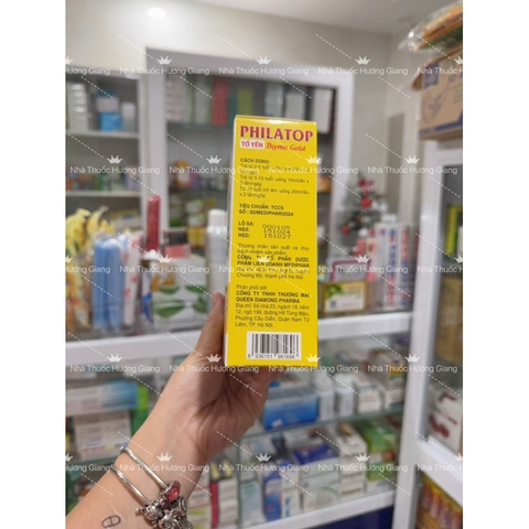 Siro ăn ngon Phylatop tổ yến Thymo Gold- Hộp 20 ống