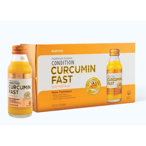 Nước tinh nghệ Nano Curcumin Condition Curcumin Fast hỗ trợ bảo vệ và tăng cường chức năng dạ dày