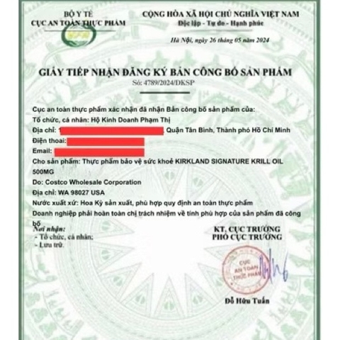 Krill oil Kirkland- Nhuyễn thể Mỹ