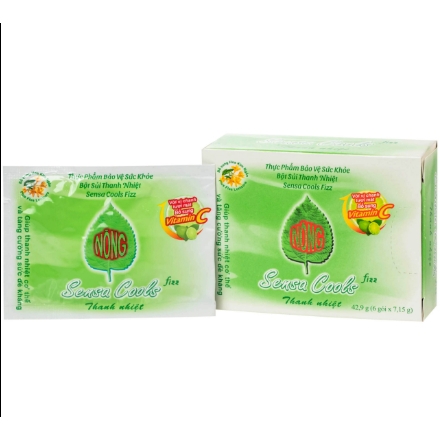 Bột thanh nhiệt SENSA COOLS giúp thanh nhiệt cơ thể và tăng cường sức đề kháng (6 gói x 7g)