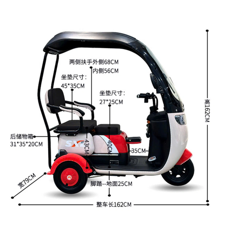 XE ĐIỆN BA BÁNH SXLONG PRO 2024