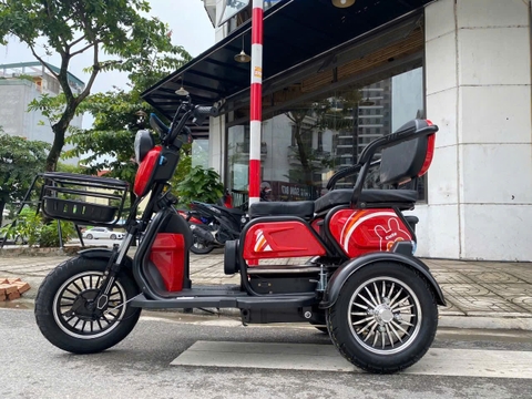 XE ĐIỆN 3 BÁNH CUTE 08 THẾ HỆ MỚI 2024