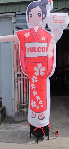 Rối hơi cửa hàng điện máy nhật bản