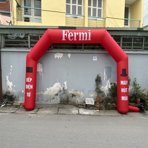 Cổng Hơi Vuông 5m Màu Đỏ