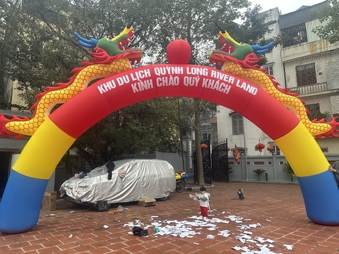 Cổng Hơi 8m Rồng quảng cáo Sự Kiện
