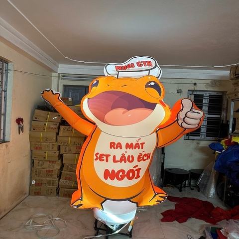 Rối Hơi Ếch vẫy tay quảng cáo Nhà Hàng,Khu vui Chơi,Trường Mầm Non,Nhà sách