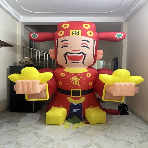 Rối Hơi Thần Tài,Mascot Hơi Thần Tài quảng cáo cửa hàng vàng bạc,các cửa hàng khai trương
