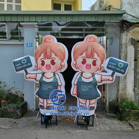 Rối Hơi vẫy tay quảng cáo Spa , Nail,Thẩm Mỹ Viện