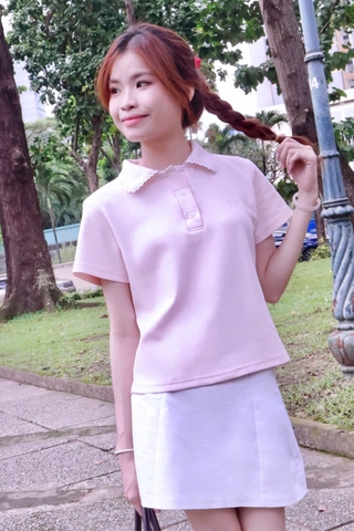 A29207 - A PL thêu puppy cổ phối ren