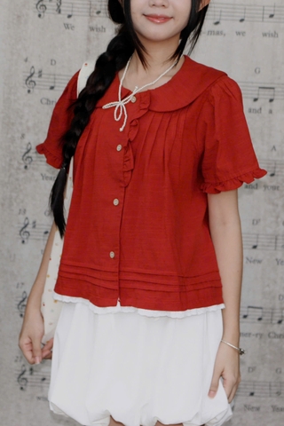 A29221 - A kiểu tay bèo phối ren lai