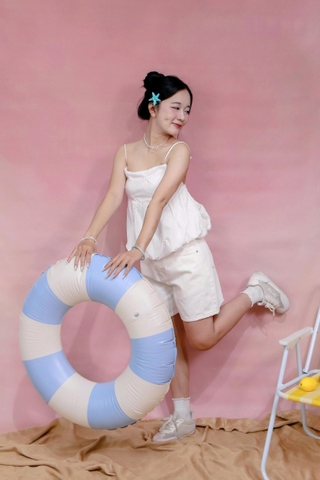 A29513 - A 2 dây bí thun sau